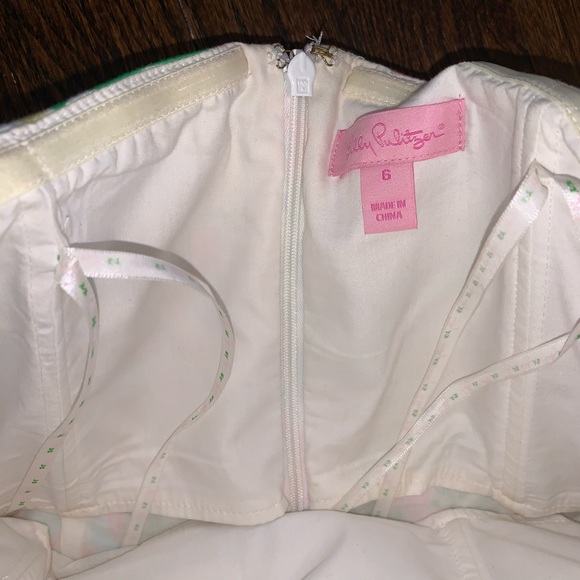 Lily Pulitzer floral strapless dress - Picture 4 of 4